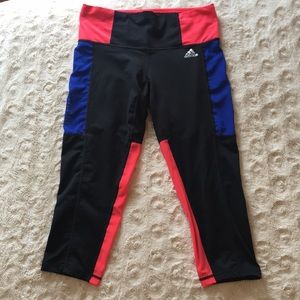 Adidas high rise workout pants
